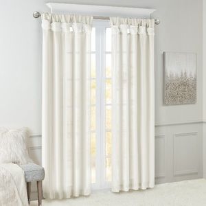 SOLD Home essence Lillian Twist Tab  curtain